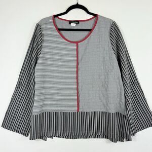 Moonlight Y & S Fashion Design‎ Womens Medium Artsy Art to Wear Tunic Shirt Top